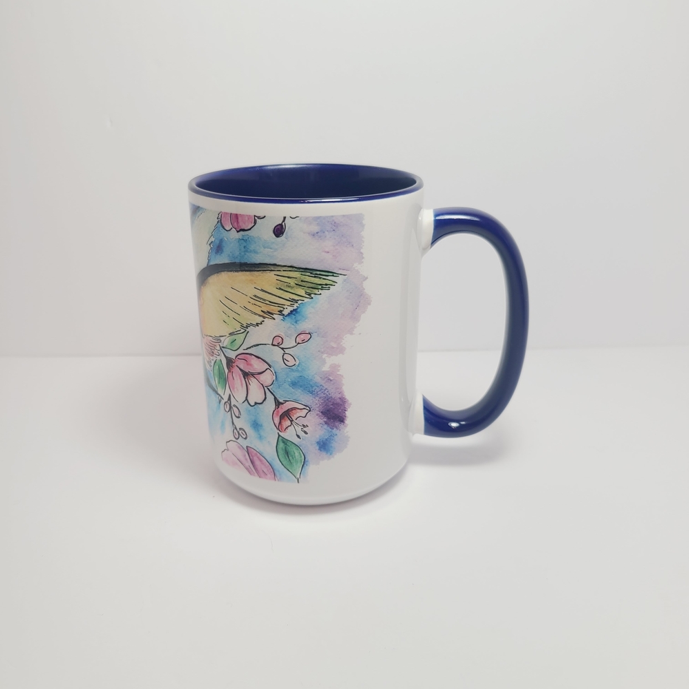 Hummingbird Watercolor Mug by Angie Bryan - Picture 5 of 8